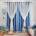 Star Curtains, 2 Panels, Bedroom & Living Room by Loyala