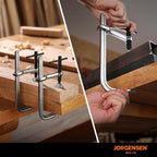 Jorgensen Bar Clamps, 6-Inch Heavy-duty Drop Forged Steel Bar Clamps - Image 8