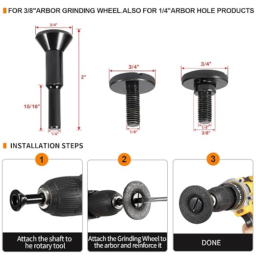 2" Die Grinder Grinding Wheel 15 Pcs, 2 inch Grinder Disc - Image 3
