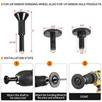 2" Die Grinder Grinding Wheel 15 Pcs, 2 inch Grinder Disc - Image 3