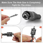 5/8 Inch Hole Saw with 9.1mm Triangle Shank Arbor, JTemgle Bi-Metal Hole Saw - Image 6