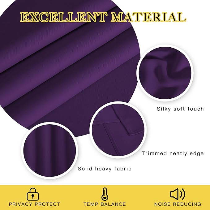 NICETOWN Patio Blackout Curtain Panels - Image 2
