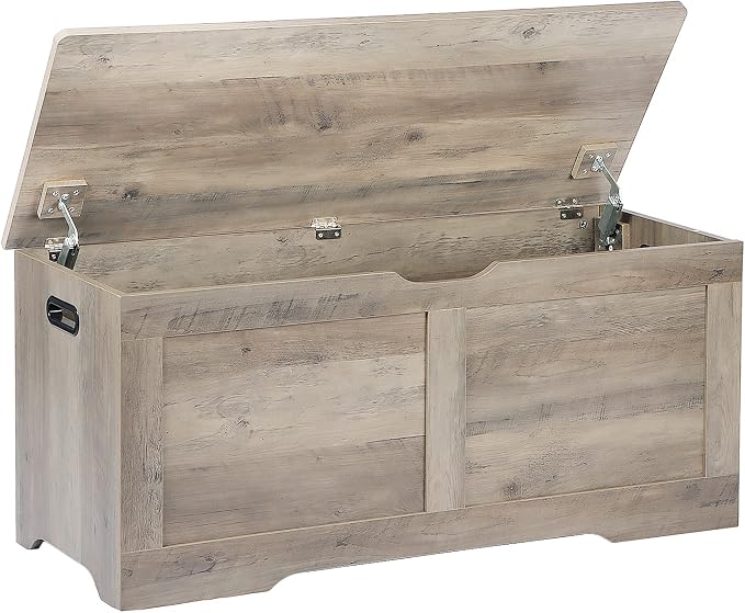 Timberer 39.4" Storage Chest, Wooden Storage Bench, Lift Top Toy Chest by Timberer