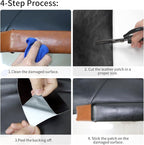 Leather Repair Patch Self-Adhesive, Cuttable Vinyl Leather Repair Tape - Image 4