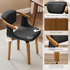 Art Leon Dining Chairs Set of 2 - Image 4