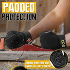 HANDLANDY Work Gloves for Men & Women, Utility Mechanic Working Gloves Touch - Image 3