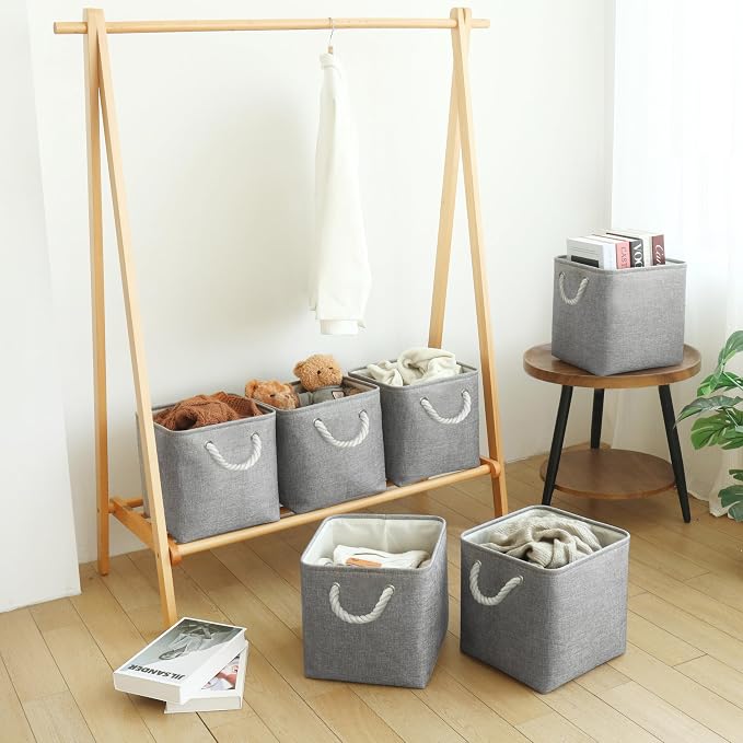 Large 11x11 Inch Cube Storage Bins - Image 5