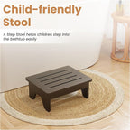 Holana 6.5" Wooden Step Stool for Adults- 500 Lbs One Step Stools for High Bed - Image 5