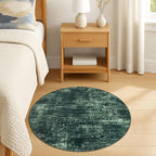 IOHOUZE Round Area Rug 3 Ft Circle Entryway Rugs Round Washable Door Mat Indoor - Image 8