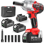 Avrhit Cordless Impact Wrench 1/2 Inch, 1300Nm / 960ft-lbs High Torque Impact by Avhrit