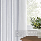 Topfinel White 100% Blackout Curtains 84 Inch Long 2 Panels Set, Pinch Pleat - Image 4