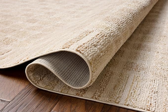 Loloi Chris Loves Julia Calvin Collection CLV-03 Bone/Natural 2'-7" x 7'-6" - Image 5