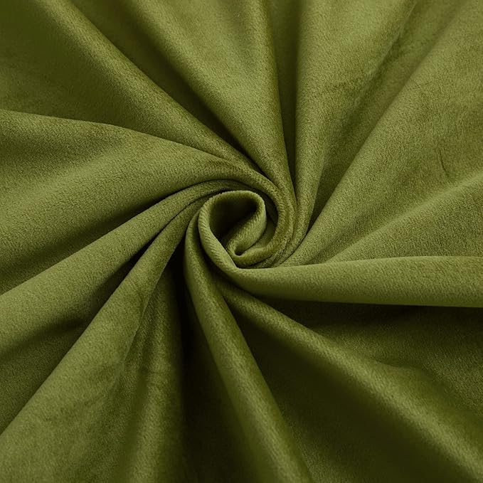 RYB HOME Velvet Curtains 63 inches Length, Back Tab & Rod Pocket Soft Fabric - Image 5