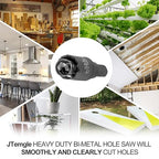 5/8 Inch Hole Saw with 9.1mm Triangle Shank Arbor, JTemgle Bi-Metal Hole Saw - Image 7