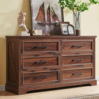 JXQTLINGMU Farmhouse 6 Drawers Dresser by JXQLINGMUFurniture