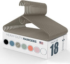 Neaties Heavy Duty Clothes Hangers 18 Pack – Made in The USA – 8lb Capacity by NeatiesHangers