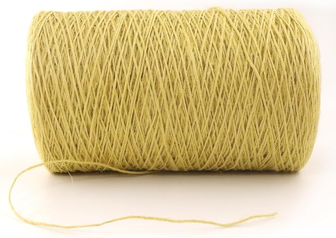1mm x 5000 Feet Yellow Jute Rope, Twine - Image 5