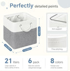 Fabric Cubes Storage Basket, 6 Pack 11x11 in - Image 5