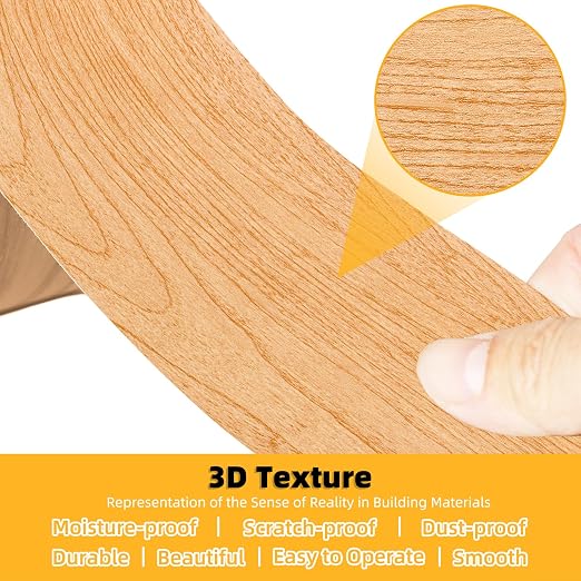 GSCIT Club Wood Grain Repair Tape, 2.3 inch X 15ft Self Adhesive Maple Grain - Image 5