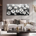 Prepeyssee Black and White Botanical Wall Art floral wall decor - Image 2