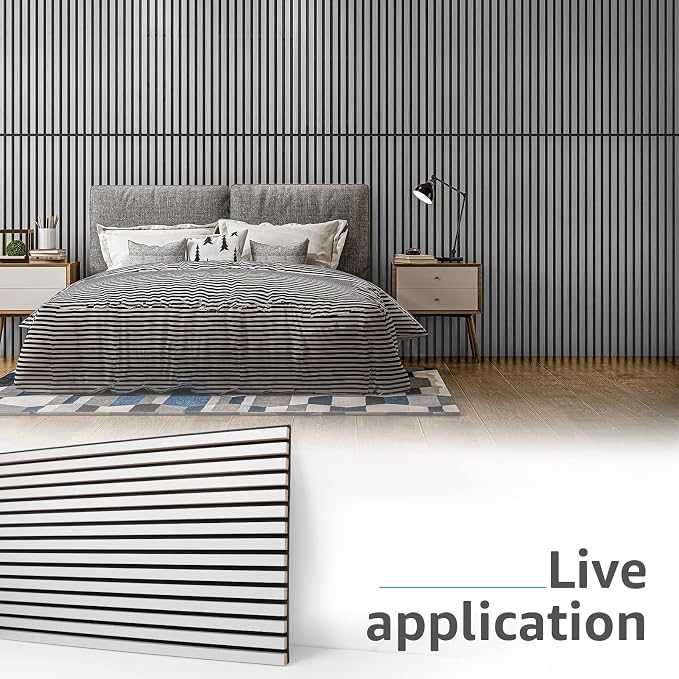 Art3d 4 Wood Slat Acoustic Panels - Image 5