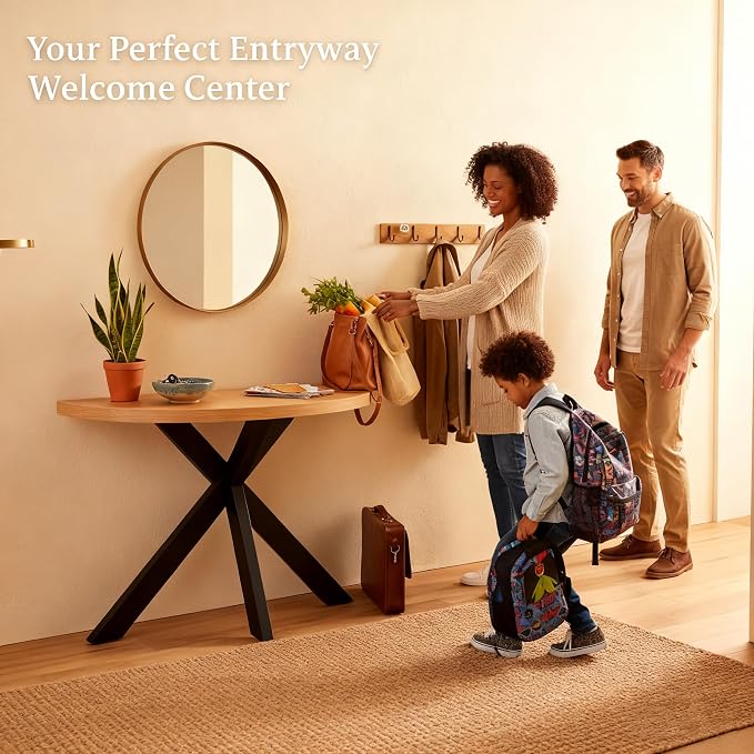 Half Moon Table for Small Spaces - Image 4