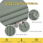 NICETOWN Short Blackout Sage Green Curtains & Drapes - Image 4