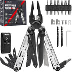 BIBURY Multitool Pliers Pro BI2045, Stainless Steel 31-in-1 Multi Tool Pliers by BIBURY