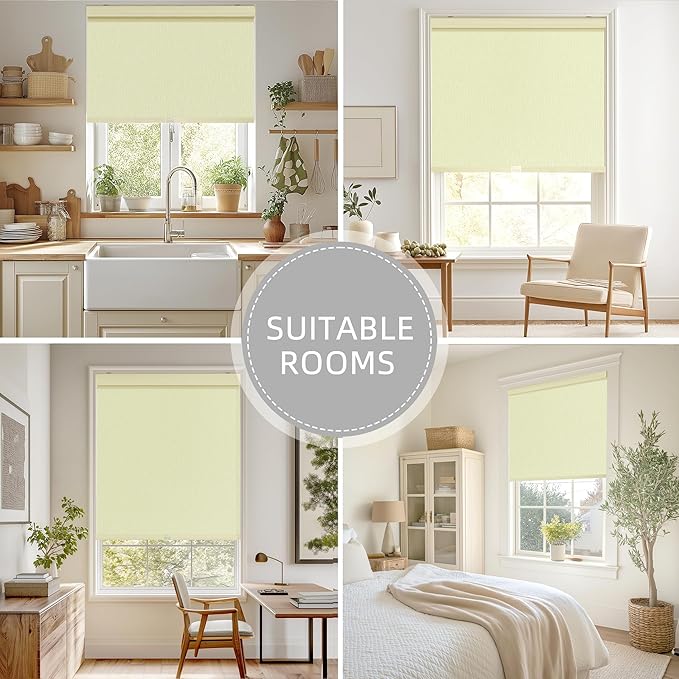 ChrisDowa Cordless Blackout Roller Shades - Image 6