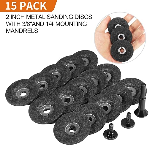 2" Die Grinder Grinding Wheel 15 Pcs, 2 inch Grinder Disc - Image 6