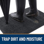 OLANLY Dog Door Mat for Muddy Paws 47x32, Absorbs Moisture and Dirt, Absorbent - Image 2