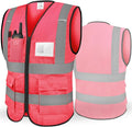 TICONN Reflective Safety Vest High Visibility Class II Mesh Vest by TICONN