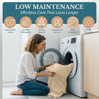 Casa Platino California King Sheets Pre-Washed Ultra Soft & Breathable Cooling - Image 7