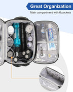 Relavel Toiletry Bag for Men, Hanging Toiletries Bag for Women Water Resistant - Image 3