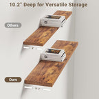 Vivelove 10 Inch Deep Floating Shelves 36 inch Long, 36 x 10 Wide Wall Shelves - Image 4