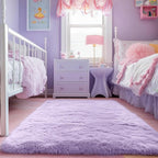 PAGISOFE Fluffy Soft Purple Rug 5' x 7' Rug, Shaggy Rugs - Image 9