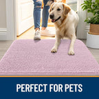 OLANLY Dog Door Mat for Muddy Paws 47x24, Absorbs Moisture and Dirt, Absorbent - Image 6