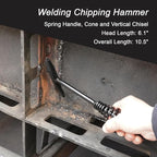 Welding Accessories, Chipping Hammer, Leather Welding Gloves 13.5", Soapstone - Image 2