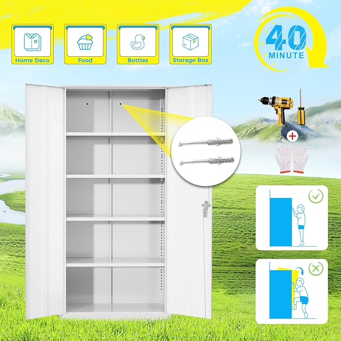 Pataku Metal Storage Cabinet - Image 7