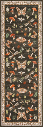 Mushroom Insect Washable Rug 2x6 Runners - Image 4