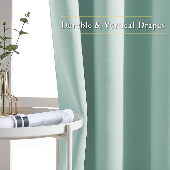 NICETOWN Room Darkening Window Curtains 84" Length - Image 5