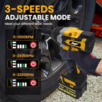 Cordless 1/2 Inch Impact Wrench, 1000 N.m Brushless High Torque Electric Impact - Image 4