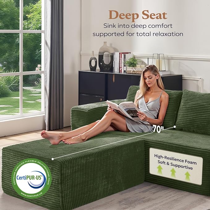 136" Modular Sectional Sofa - Image 6