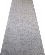 Custom Length Hallway Runner Rug, Slip Resistant, Floral Grey, 26 Inch X 32 feet - Image 6