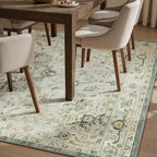 PADOOR 5X7 Area Rug, Rugs for Living Room, Soft Green Rugs for Bedroom - Image 5
