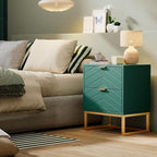 Anbuy 3 Pieces Bedroom Sets, 6 Drawer Dresser and Nightstand Sets - Image 4