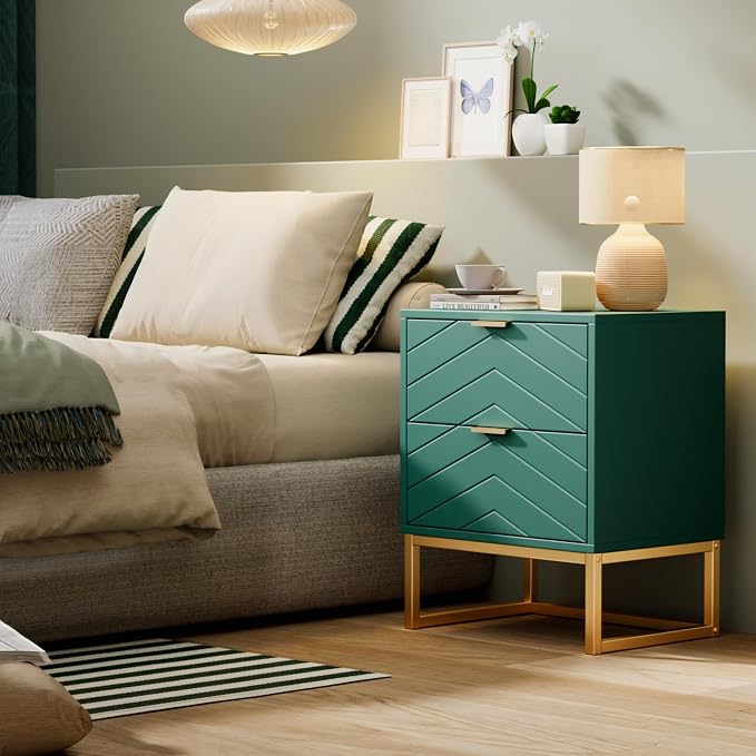 Anbuy 3 Pieces Bedroom Sets, 6 Drawer Dresser and Nightstand Sets - Image 4