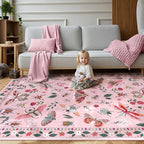 Lahome Insect Washable Rugs for Living Room, Soft 6x9 Rug for Bedroom - Image 6