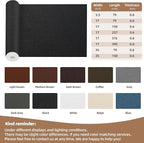 Leather Repair Patch, 17X79 Inch Repair Patch Self Adhesive Waterproof - Image 2
