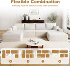 136" Sectional Couches for Living Room Modern Modular Sofa - Image 8